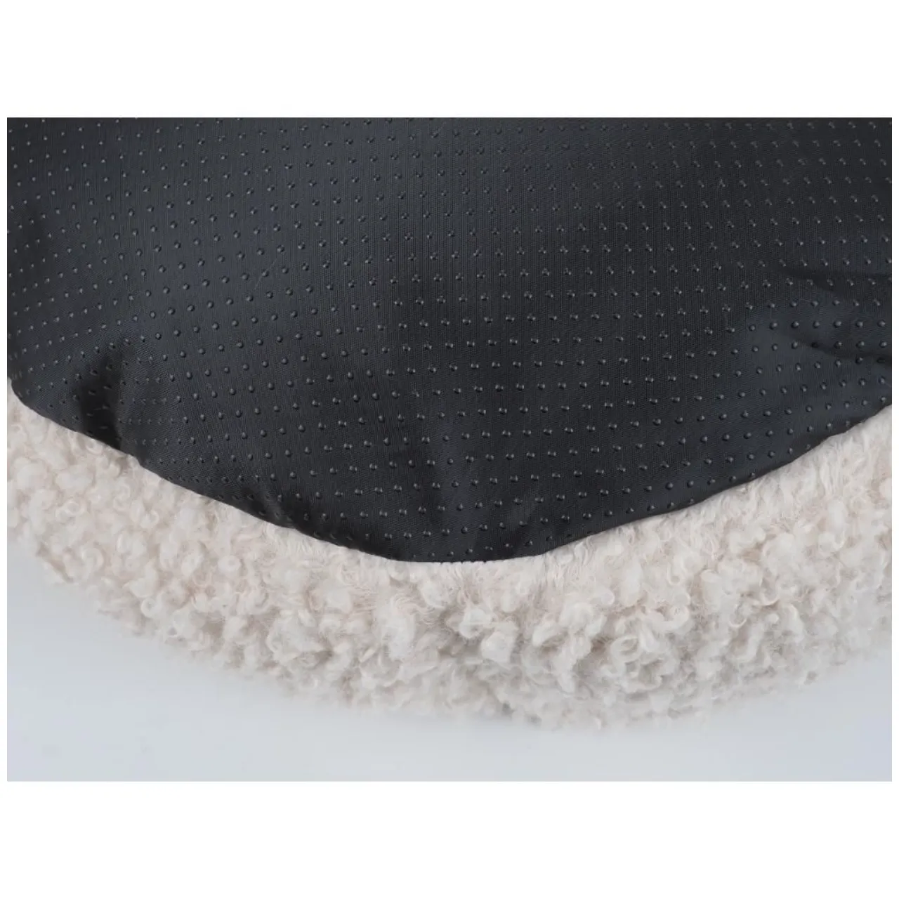 Nordic Paws Embla hundeseng Beige S - rund og hyggelig komfort