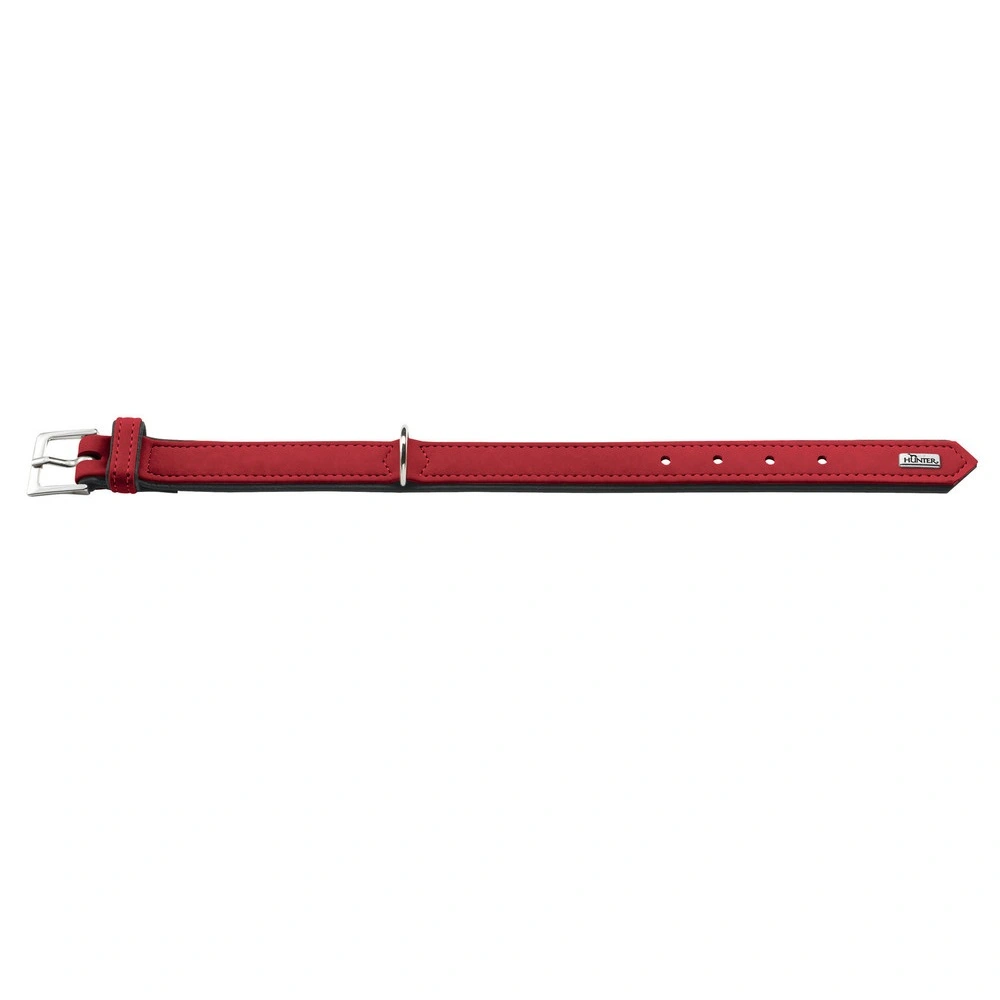 Hunter Softie hundehalsbånd 35 cm rød - 22-30 cm indstilling