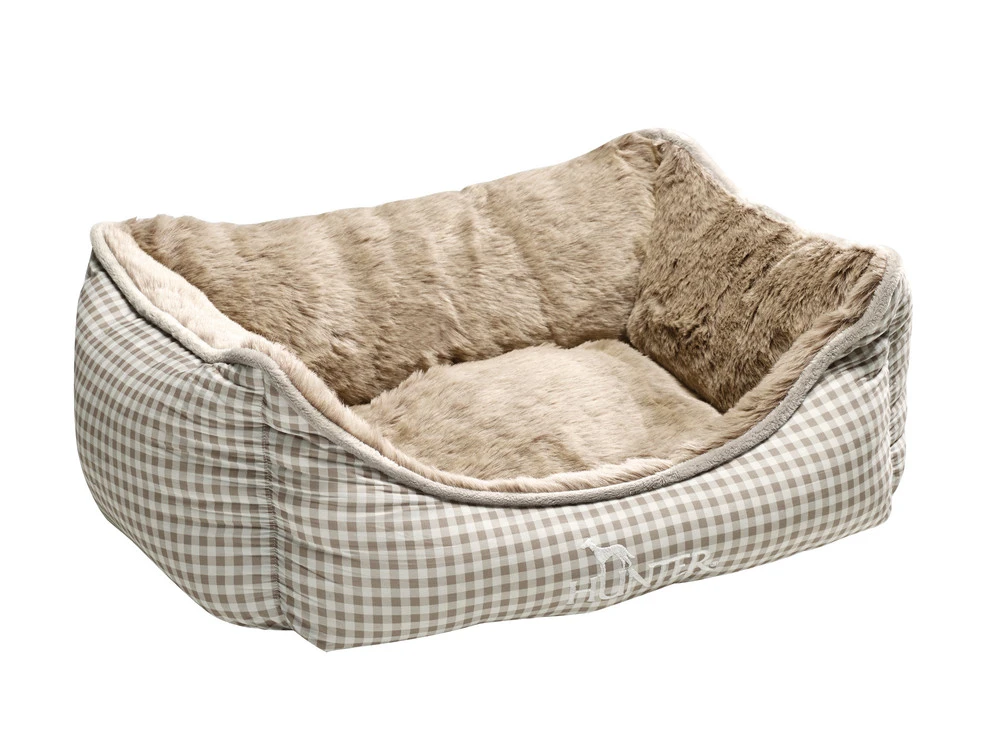 Hunter hundeseng Astana Medium 80x60 cm Brun