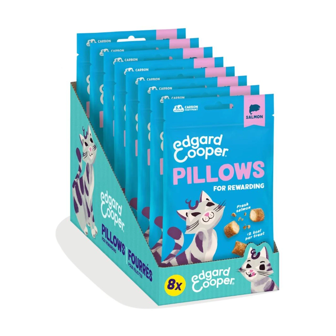 Edgard & Cooper Pillows kattegodbidder med laks 60 g