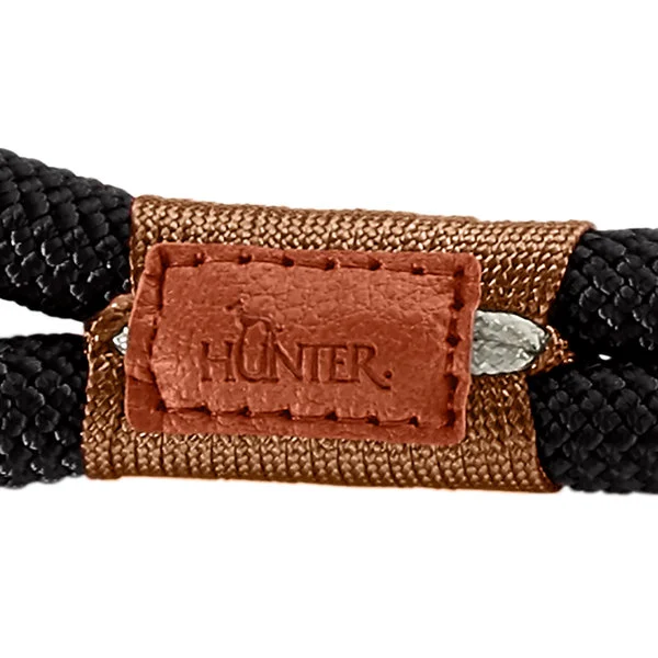 Hunter Oss Halsbånd 50 Sort - stilrent hundehalsbånd