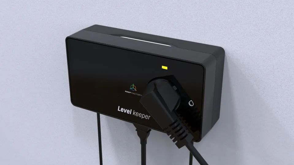 Niveauholder med display