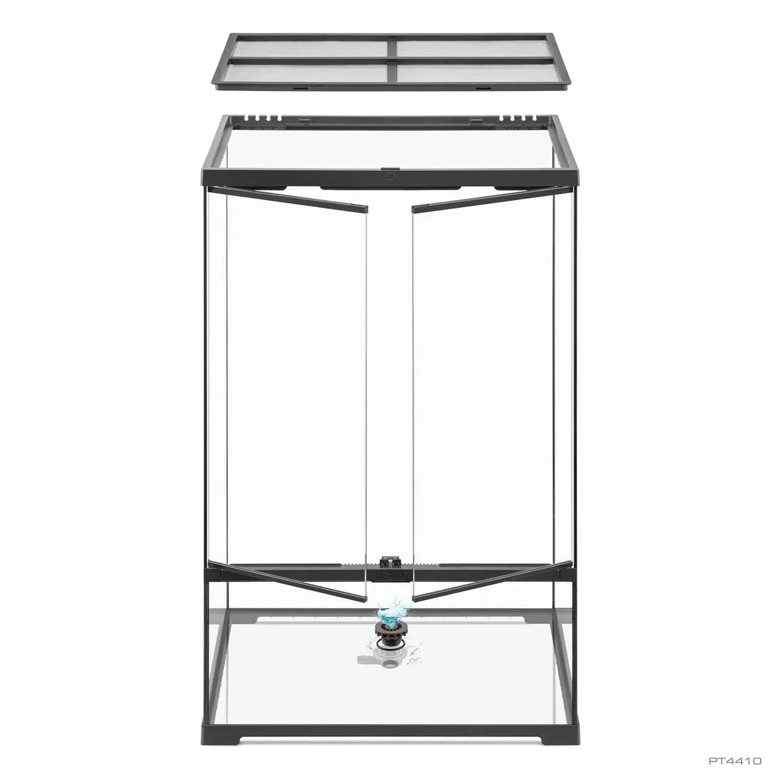 ExoTerra Pro Terrarium Paludarium 45x45x90 cm 182 Liter