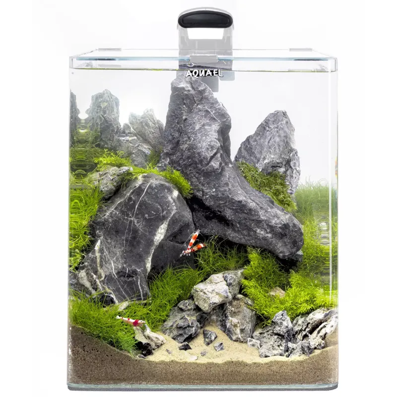 AquaEl Akvarie Opti Bent Hvid 30 Liter