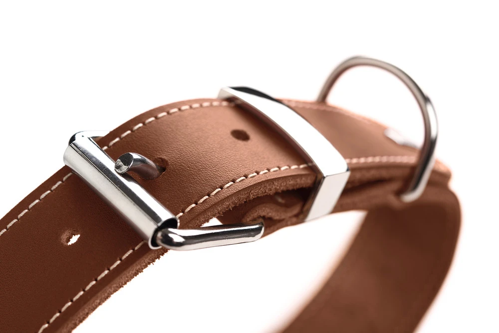 Hunter Aalborg Special Hundehalsbånd 30 Cognac - 20-24 cm 2 cm