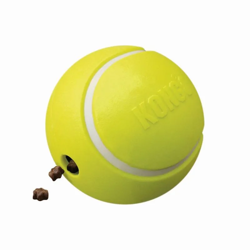 KONG Reward Tennis Gul Small 8 cm - aktiveringslegetøj til hunde