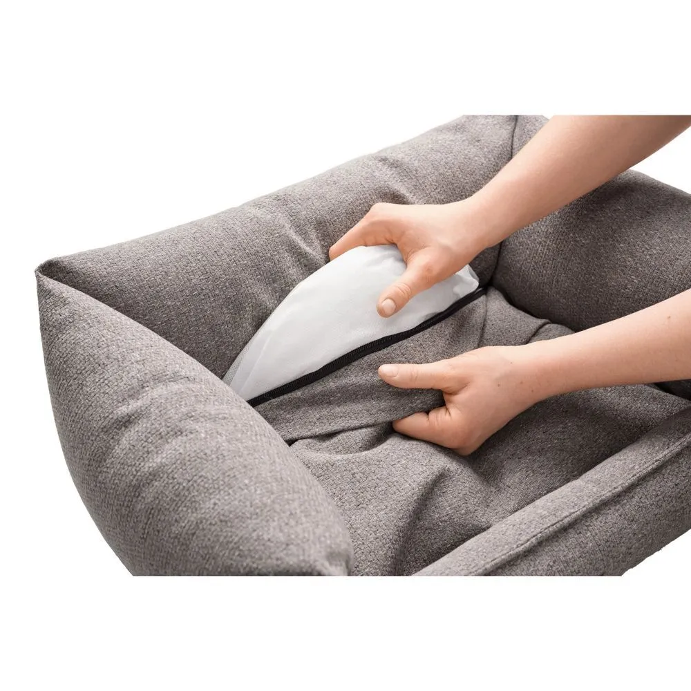 Hunter hundesofa Prag L 90 x 70 cm Grå