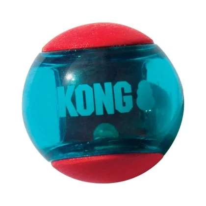 KONG Action Bold stor - farverig bold til store hunde