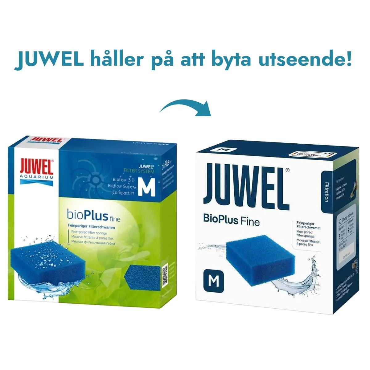 Juwel Bio Plus fin filtersvamp M (88051)