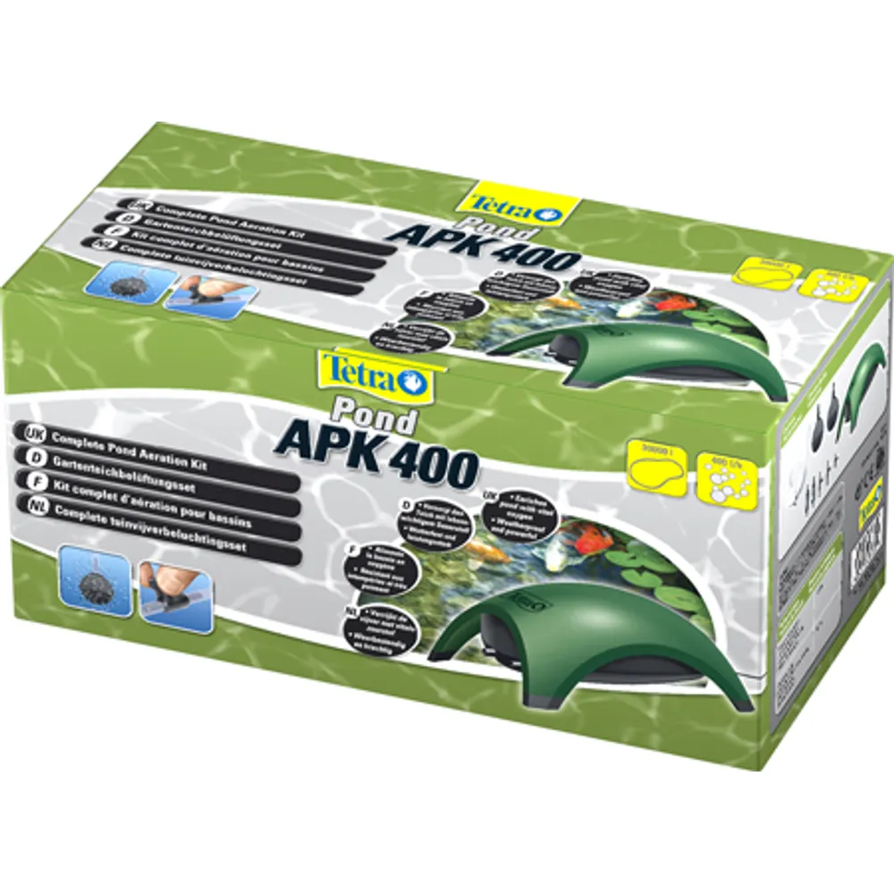 Tetra Pond Isfrisæt Luftpumpe Apk 400 2 udgange 400 l/t