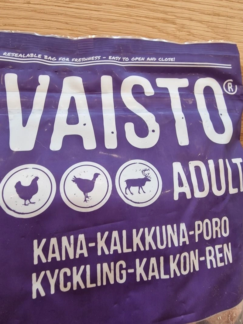MUSH Vaisto Lilla Kylling Kalkun Rensdyr 800 g - Naturligt hundefoder