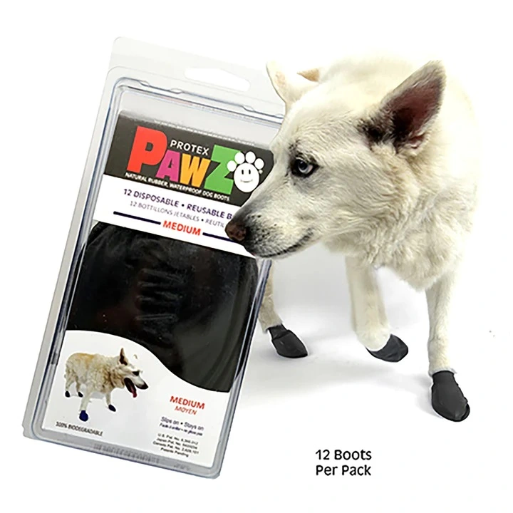 Pawz hundesko Medium 7,6 cm sort