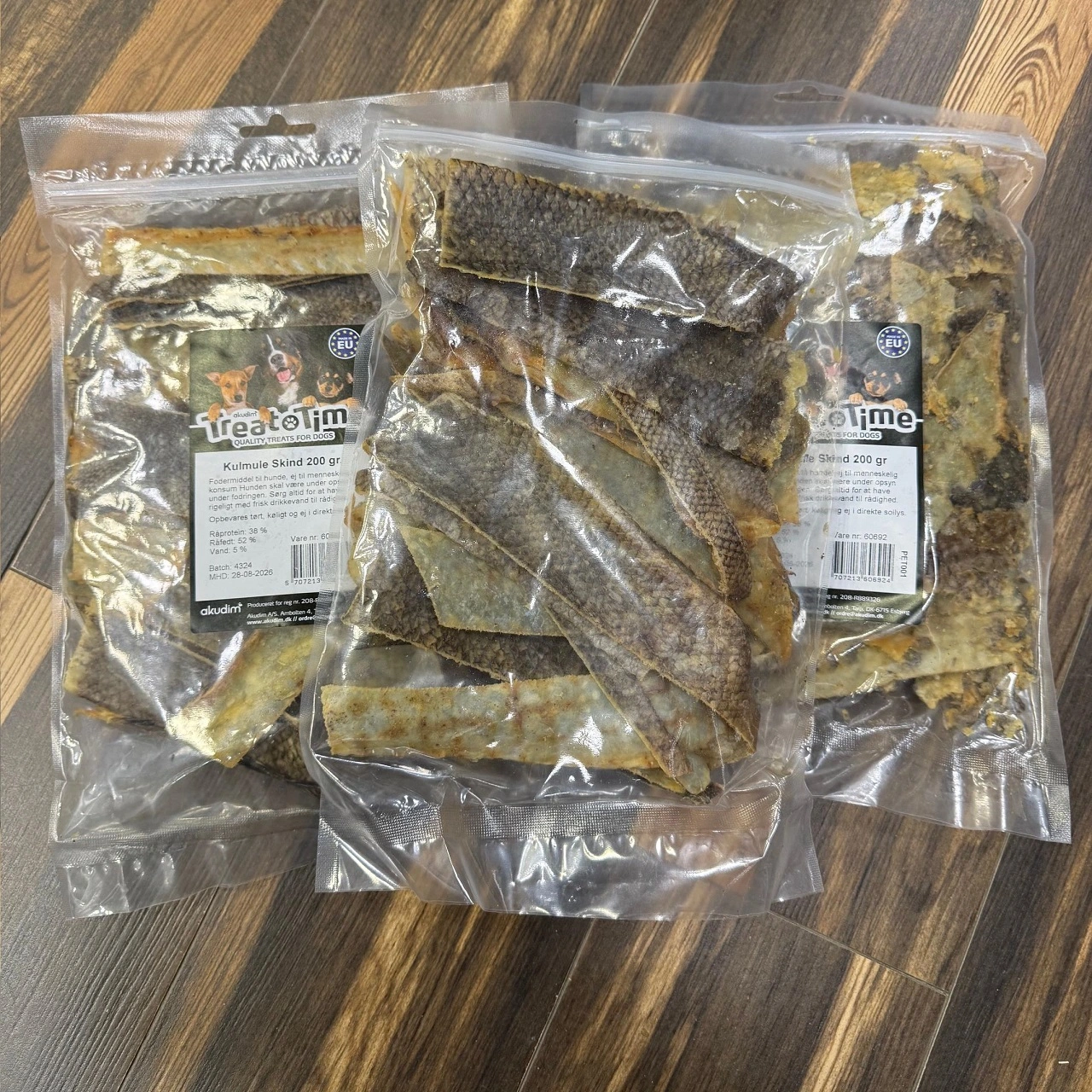 Treattime Kulmule Skind 200 g - Naturlige hundesnacks