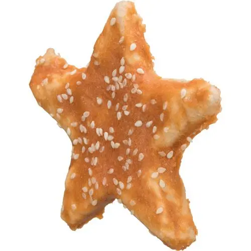 Denta Fun Stjerne Kyllingesnack 9 cm - sjov hundesnack med kylling