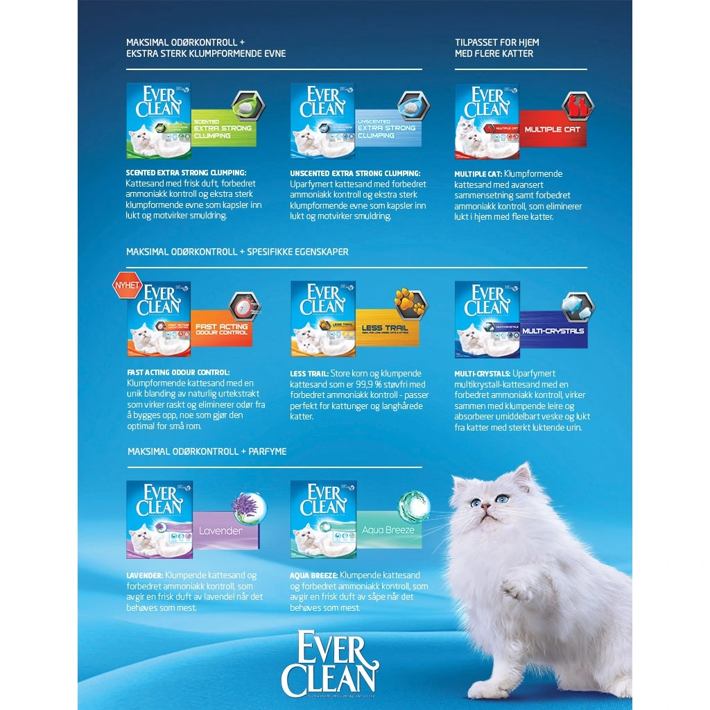 Ever Clean Extra Strong Kattegrus 10 L