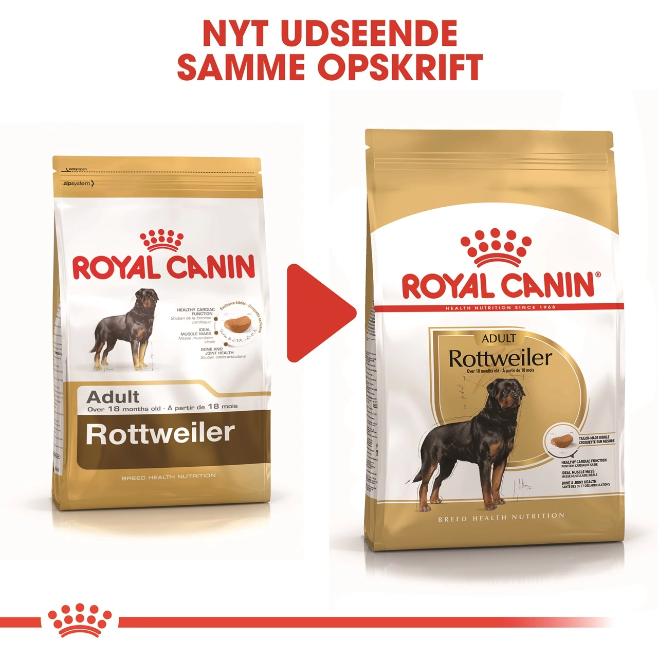 Royal Canin Rottweiler Adult 12 kg - tørfoder til voksne hunde