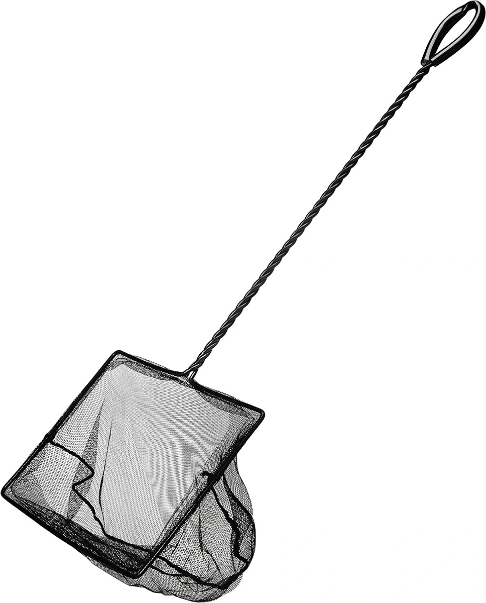 Hagen Fiskenet grovmasket 20 cm 40 cm skaft Sort