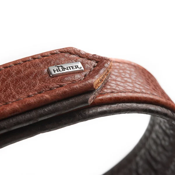 Hunter Cody 55 Cognac Mørkebrun hundehalsbånd - 42-48 cm