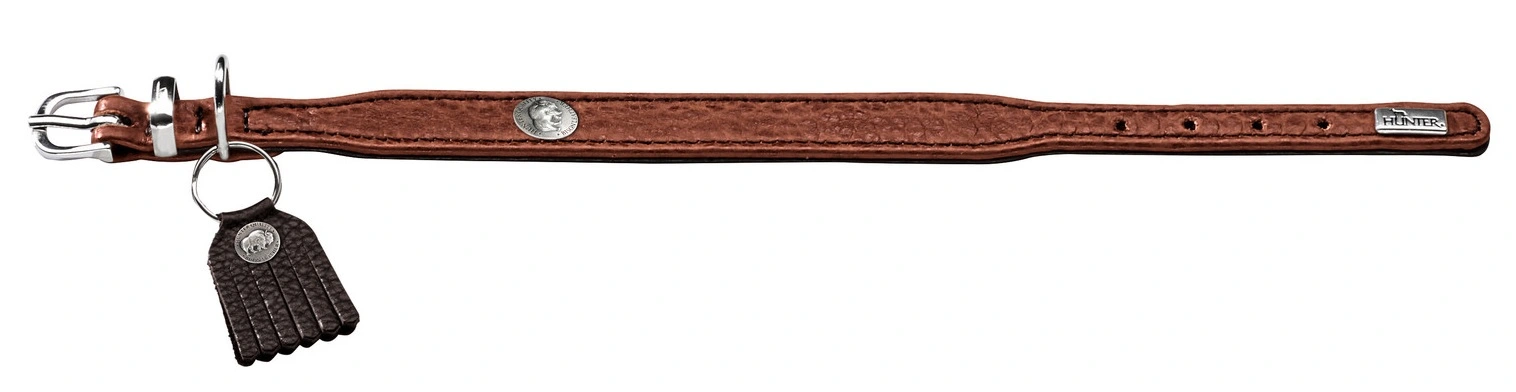 Hunter Cody Petit 27 Cognac Mørkebrun hundehalsbånd