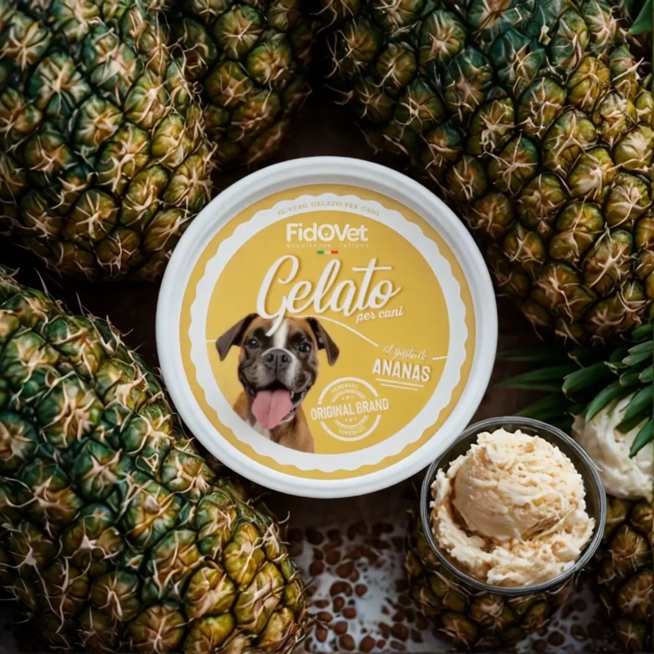 FidoVet Gelato Ananas - Hundeis