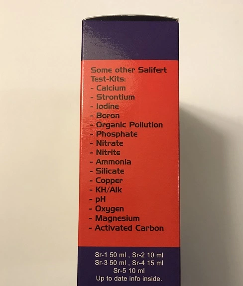 Salifert Strontium Test SR