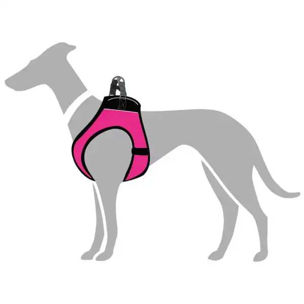 Hunter Hundesele Hilo Soft Comfort i pink XXS-XS