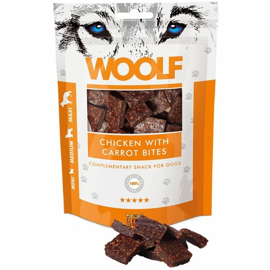 Woolf Hundesnack Kylling med Gulerod Bites