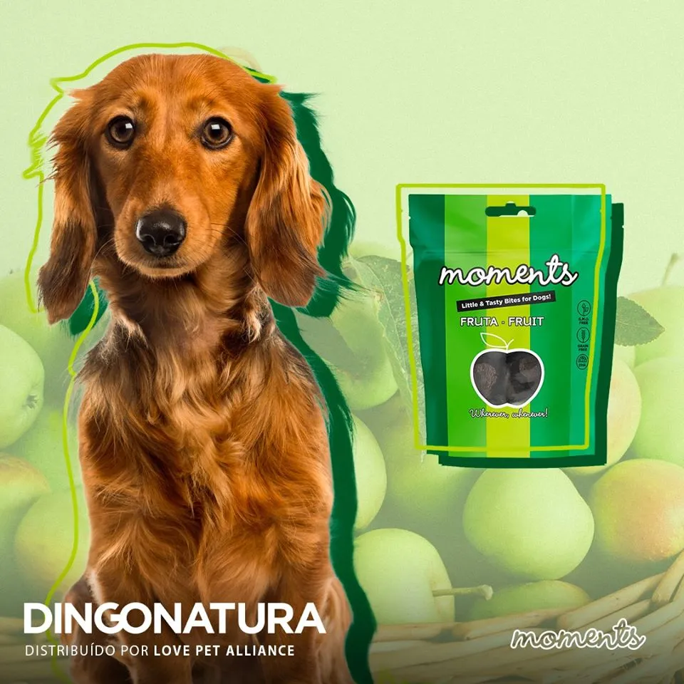 Moments hundesnack Kylling og Frugt 60 g - fuldfoder hundegodbidder
