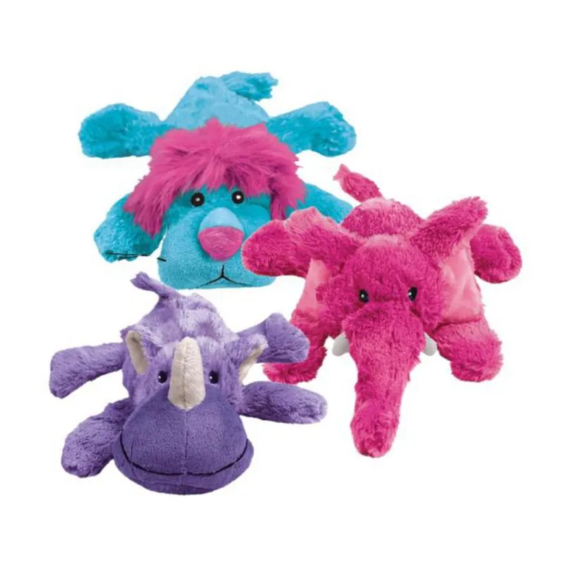 KONG Bamse Cozie Brights - blødt bamselegetøj til hunde