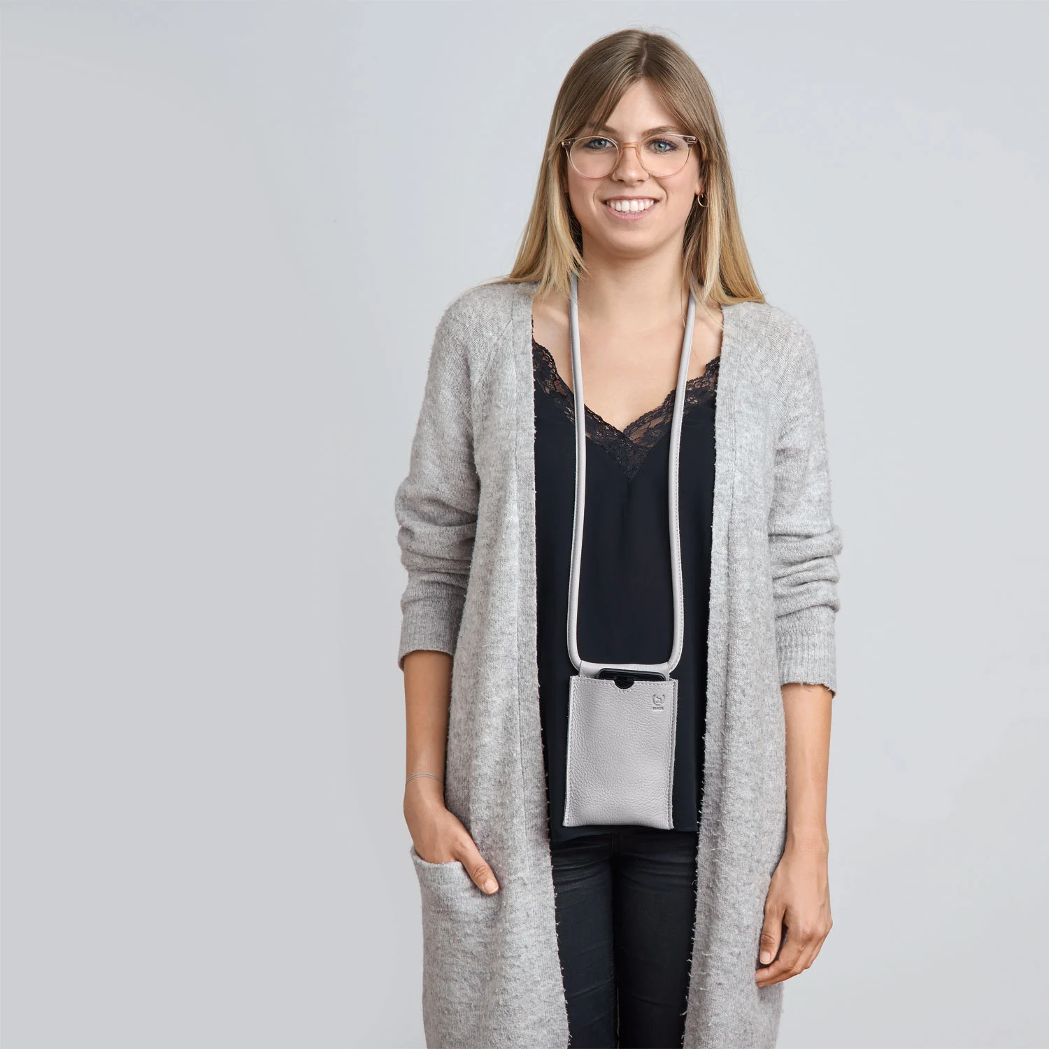 Hunter Tivoli Phone Pocket Grey