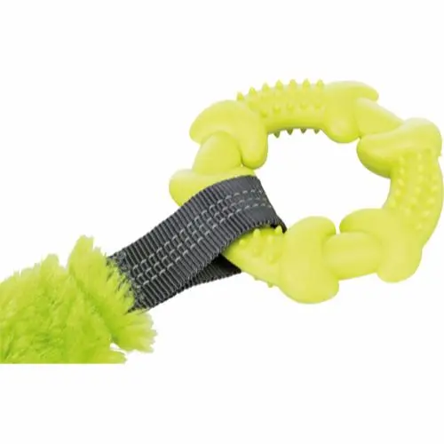 Trixie Bungee Tugger med Ring - robust trækkelegetøj til hunde