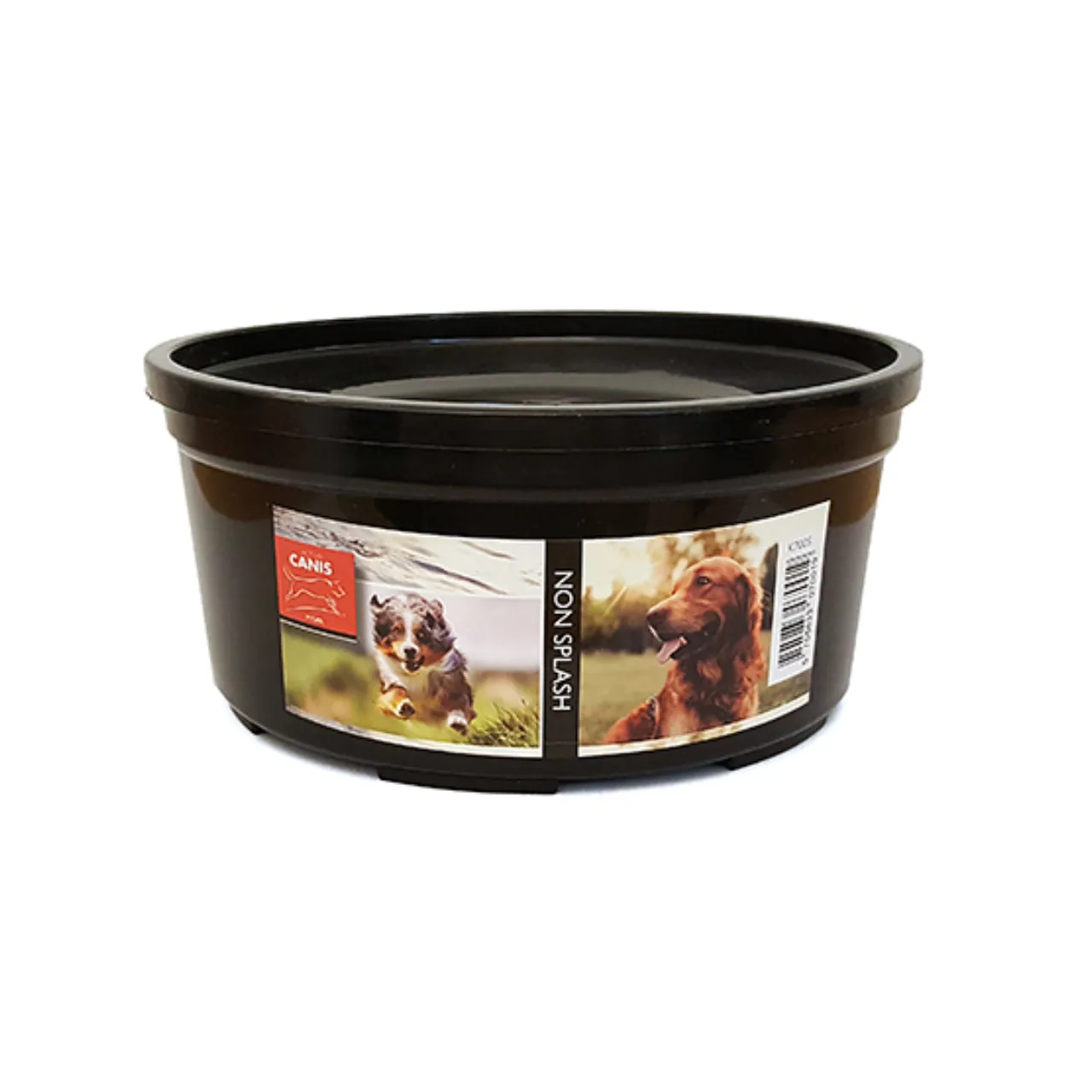 Active Canis non spill vandskål 1,4 liter 18 cm i sort