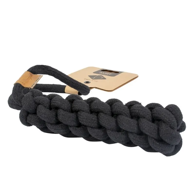 D&D Home Kurt 36 cm Sort Knudereb 10 mm - hundelegetøj
