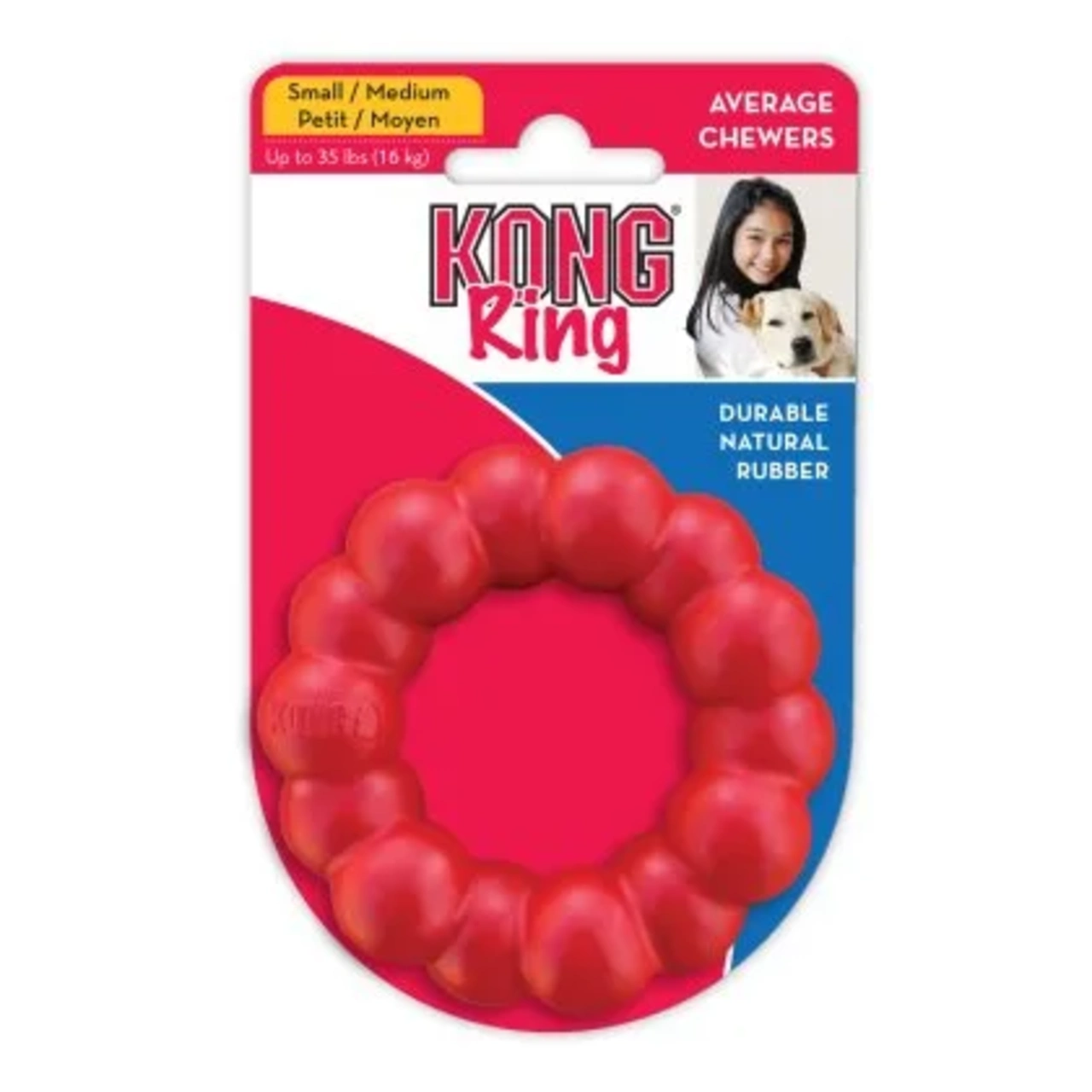 KONG Tygge Ring S/M - robust tyggering