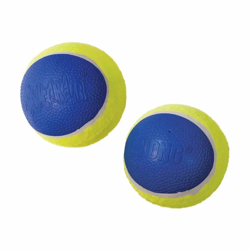 Kong Legetøj Squezzz Geodz 3 stk Ø 7 cm - farverige bolde med piv
