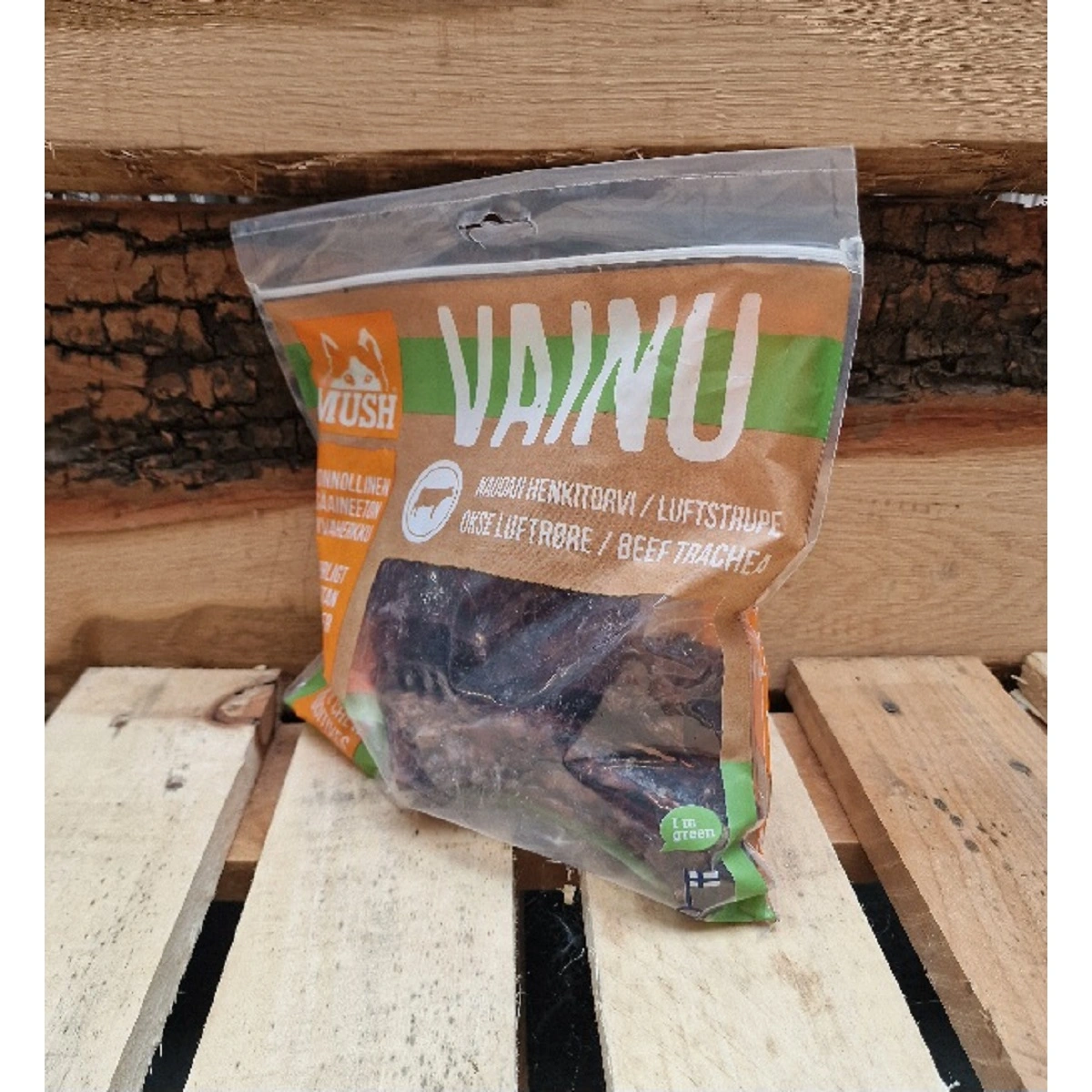 MUSH VAINU Hundesnack Okseluftrør 200 g - naturlige tyggeben til hunde