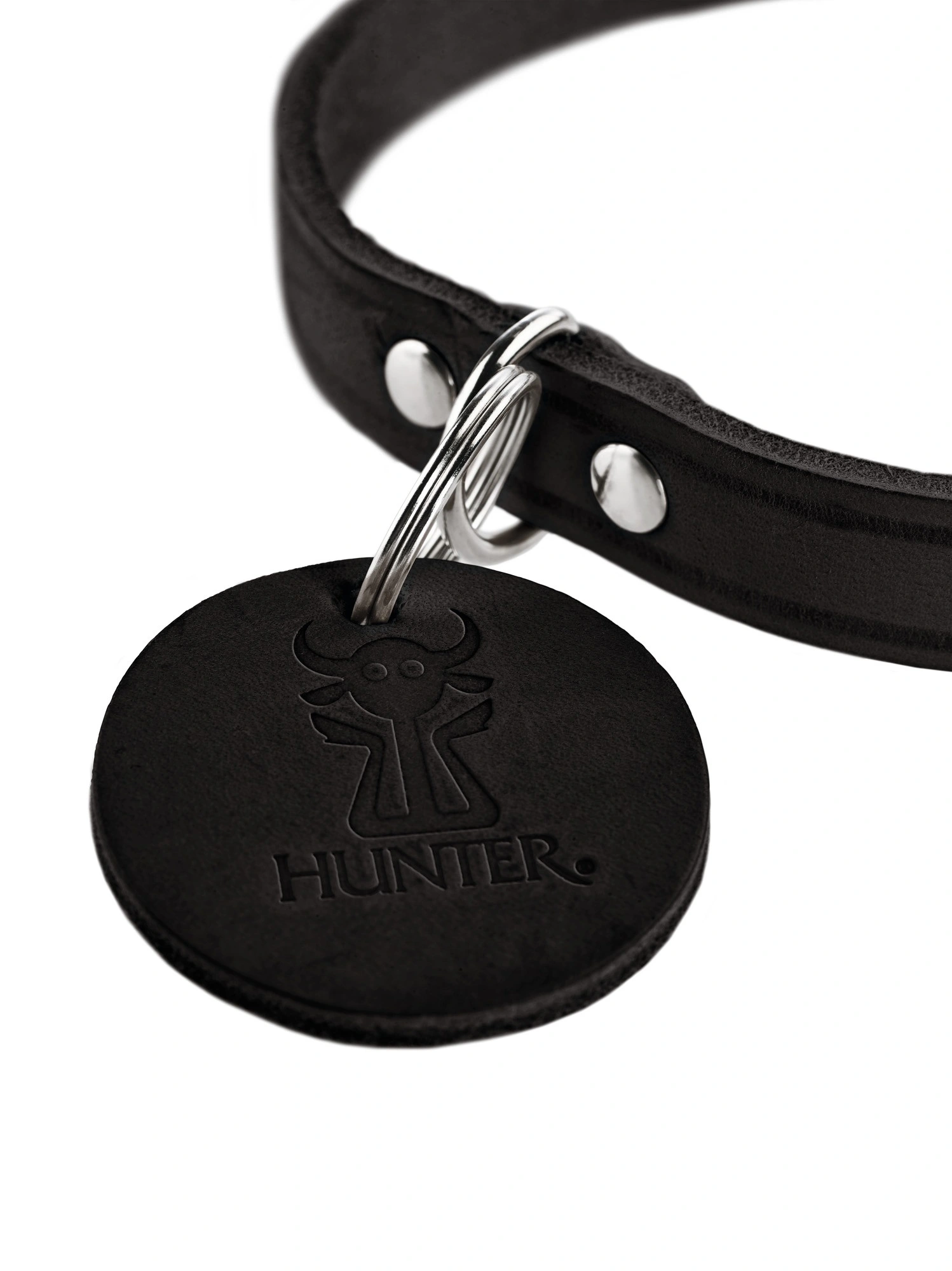 Hunter Aalborg Sport Sort 42 hundehalsbånd - 32-38 cm