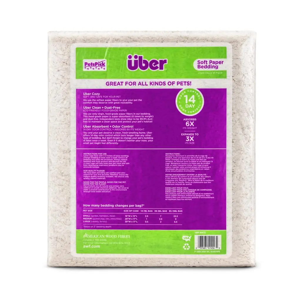 Über papirstrøelse 56 L Hvid