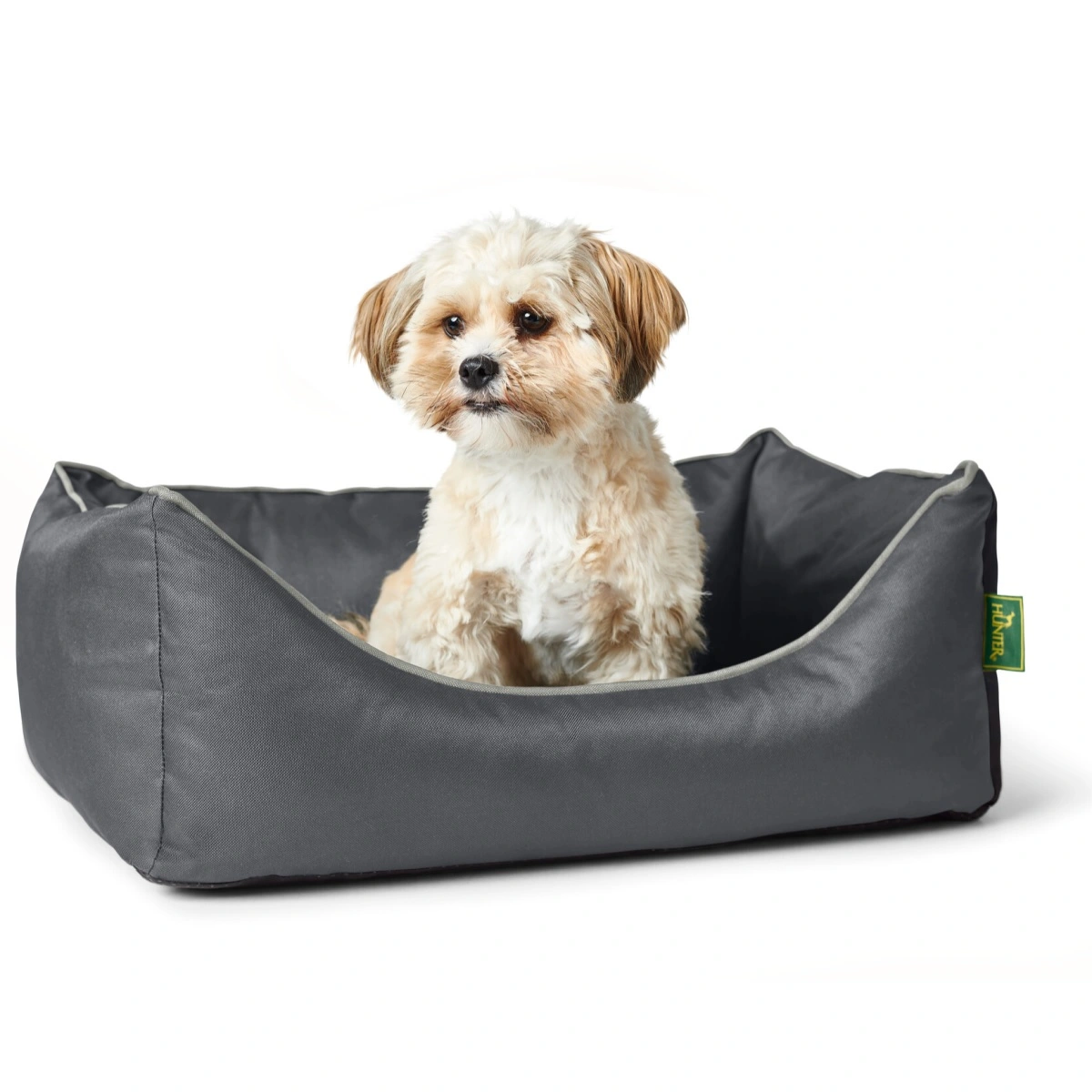 Hunter Ortho Cleveland hundeseng Small 60x40 cm Grå