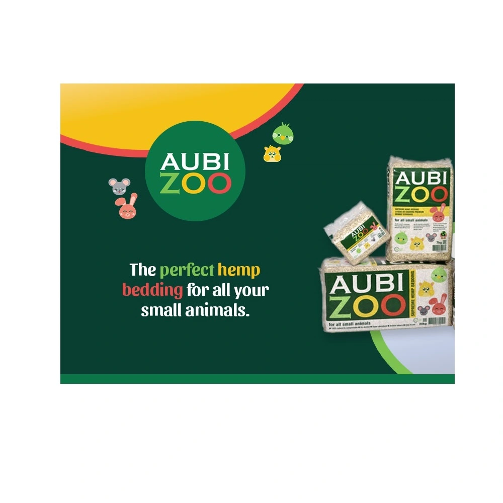 AUBIZOO Hampestrøelse 3 kg
