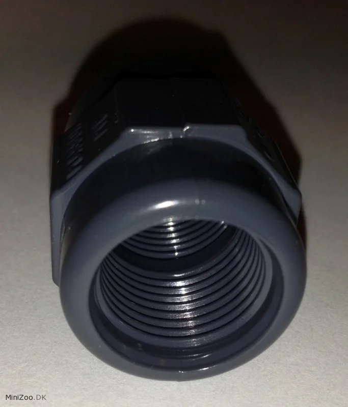 PVC Overgangsstykke med gevind 3/8 tomme