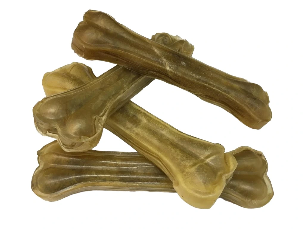 Treattime Presset ben 12 cm 40-45 g - holdbart tyggeben af oksehud