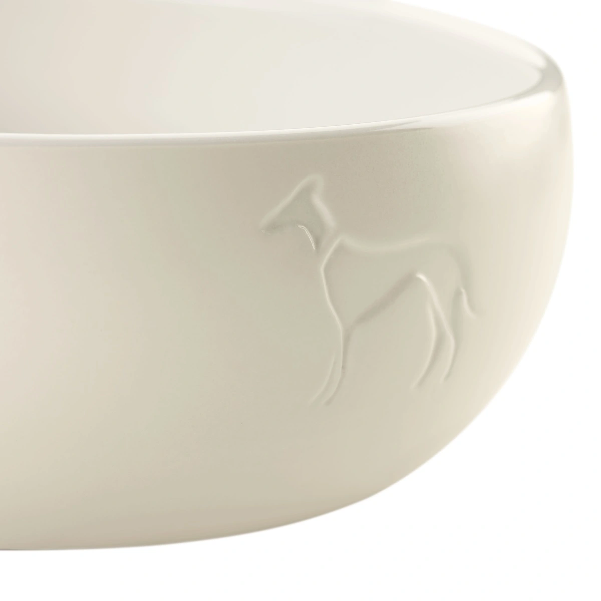 Hunter keramik Lund hunde skål 350 ml Beige