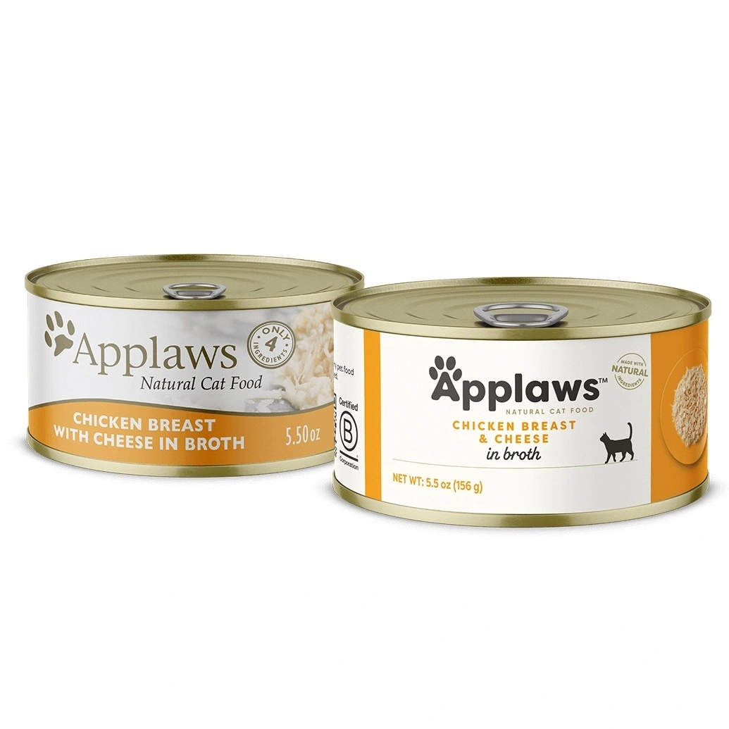 Applaws Kattevådmad Kylling og Ost 156 g