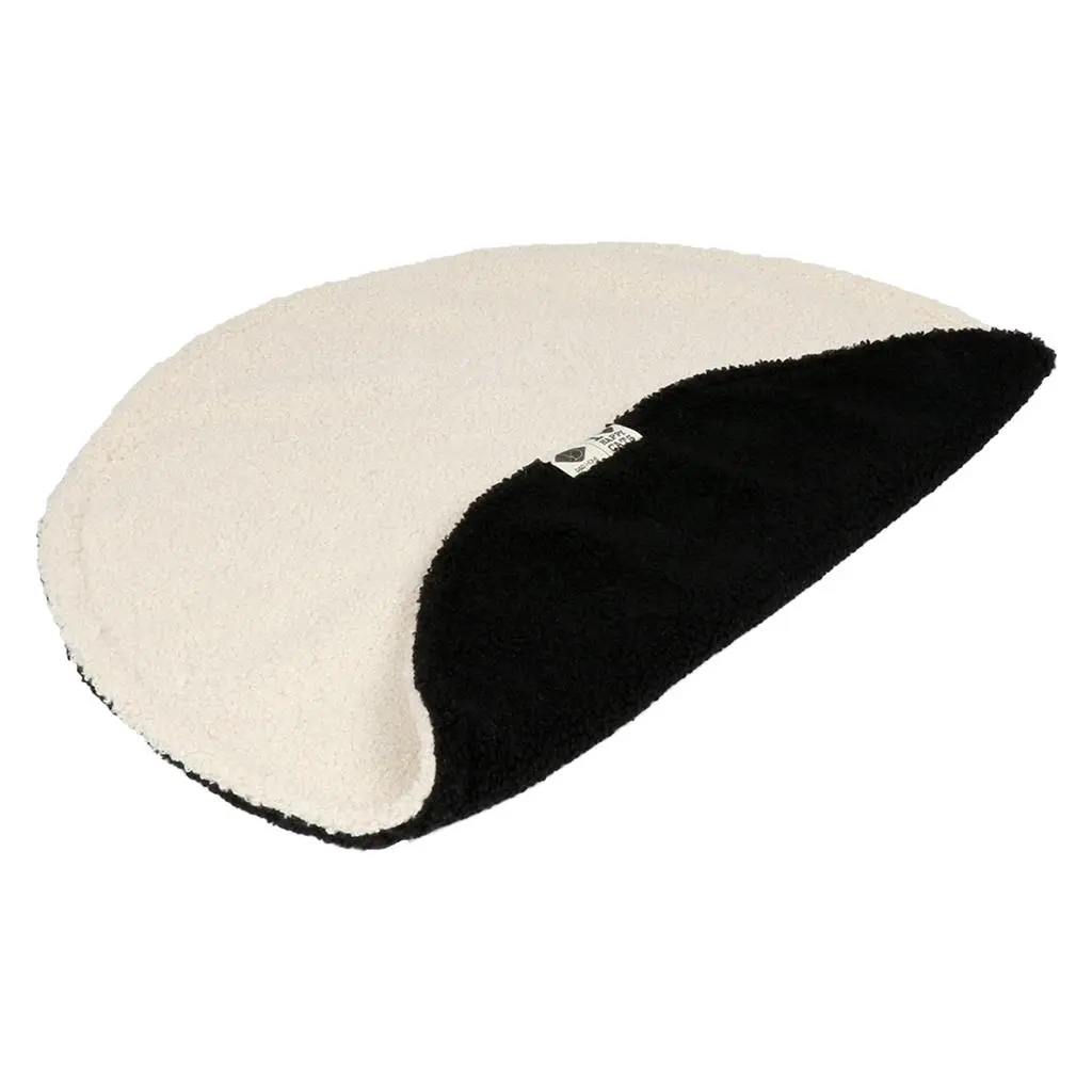 D&D CAT - MAEVE Tæppe Ø 50 cm Sort/Beige