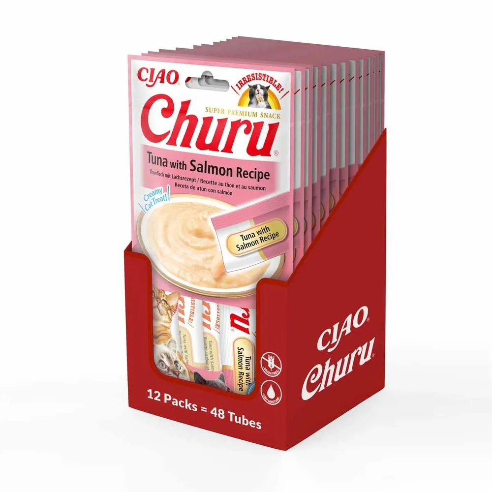 Churu Cat Tunfisk med laks 4 stk