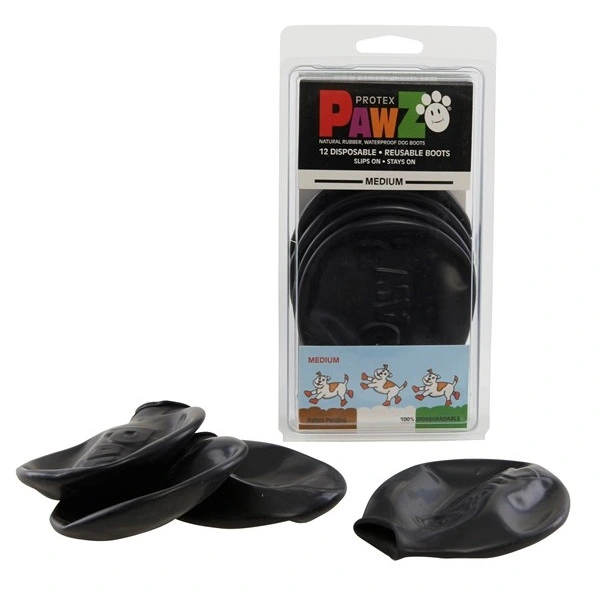 Pawz hundesko Medium 7,6 cm sort