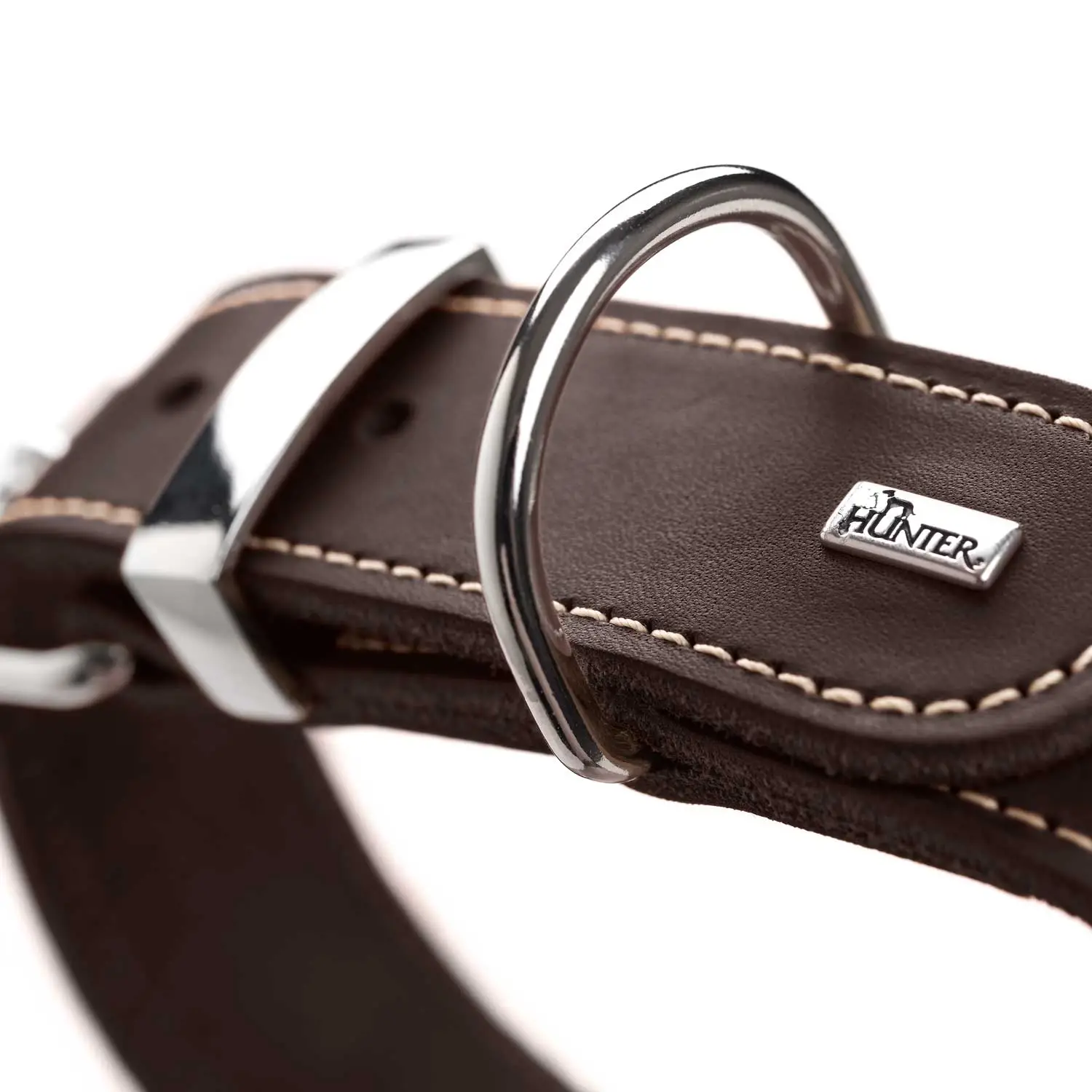 Hunter Aalborg Special Hundehalsbånd Brun 45 - 30-38 cm