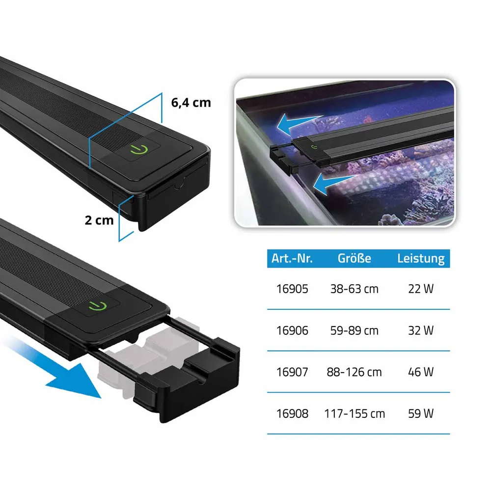 Fluval Reef Led 4.0 22w 38,4-63 cm