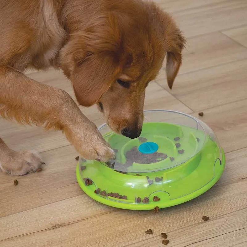 Wobble Bowl Grøn Niveau 1 - interaktiv foderskål til hunde
